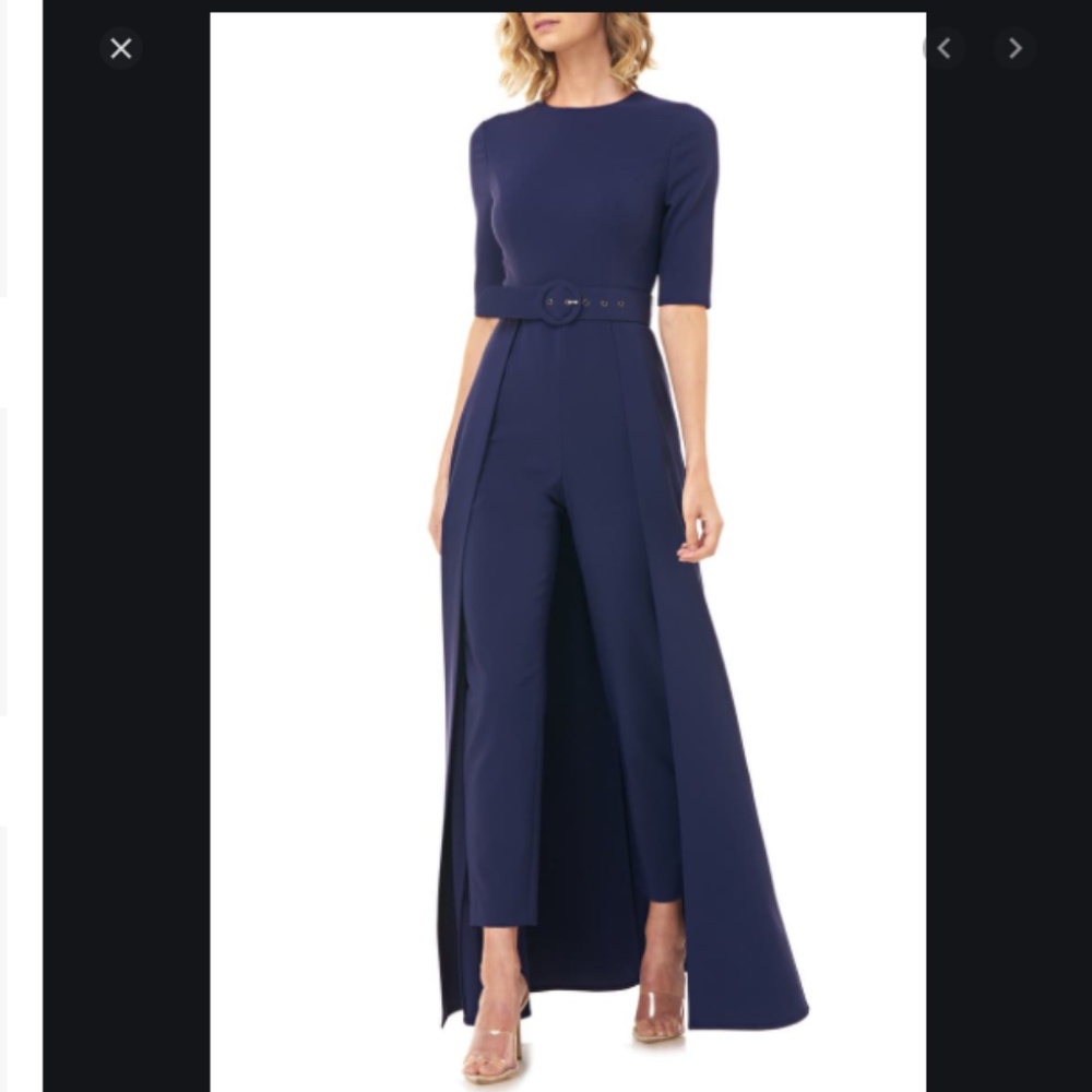 Kay unger 6 Sasha black jumpsuit